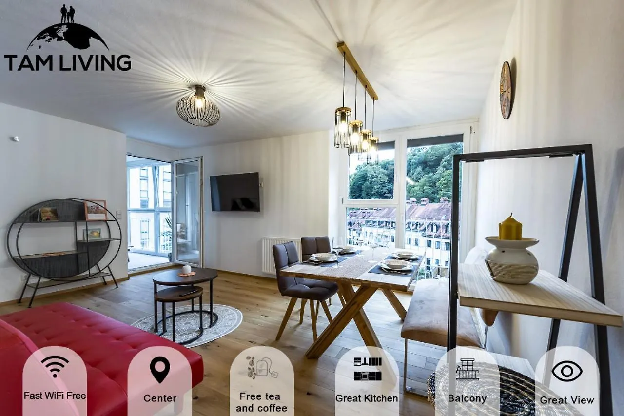 Appartamento Tamliving Ljubljana 2Br Center 3 Bridges Great View Kitchen
